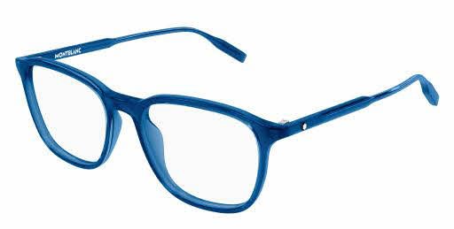 Mont Blanc MB0085O Men's Eyeglasses In Blue